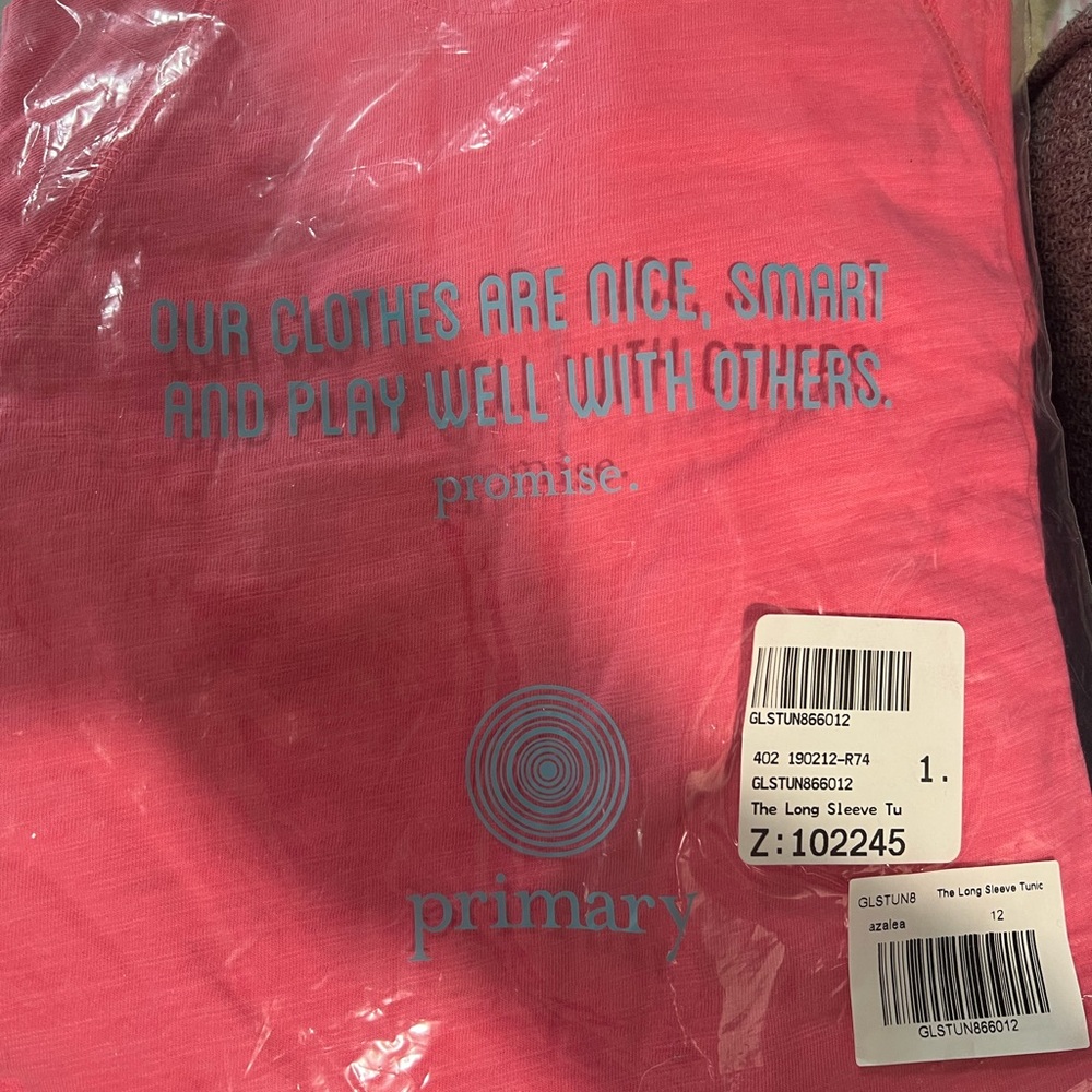 Primary Azalea Long Sleeve Top